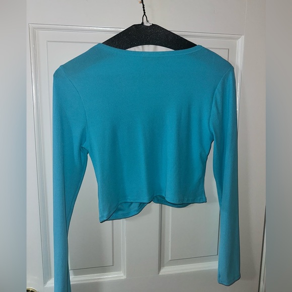 Zara blue long sleeve shirt - Picture 2 of 3